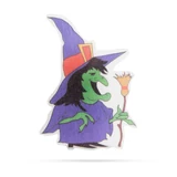 Kép 1/3 - Family Halloween RGB LED dekor, öntapadós, boszorkány