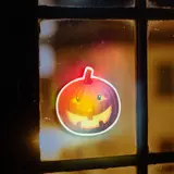 Kép 2/3 - Family Halloween RGB LED dekor, öntapadós, tök