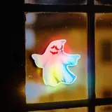 Kép 2/3 - Family Halloween RGB LED dekor, öntapadós, szellem