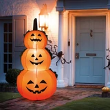 Kép 2/3 - Family Halloween felfújható tök, 230V, 125cm