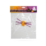 Kép 3/3 - Family Halloween dekoráció, pókháló pókkal