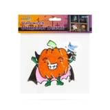 Kép 1/2 - Family Halloween színes ablakdekor, csillámos tök