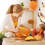 Kép 2/3 - Family Halloween tökfaragó készlet, 3db-os