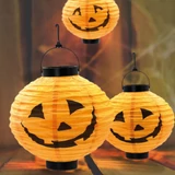 Kép 2/3 - Family Halloween szolár lampion, tök, 20cm