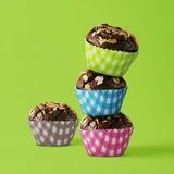 Kép 2/2 - Family Pound muffin papír szett, 100db, kockás