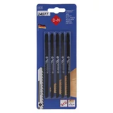 Kép 2/2 - Festa HSC dekopír fűrészlap 4x1.3x120mm, 6TPI, 5db