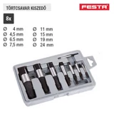 Kép 3/3 - Festa törtcsavar kiszedő készlet, 4-24mm, 8 részes