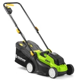 Kép 2/11 - Fieldmann 70335 akkus fűnyíró+munkakesztyű, 330mm, 2x2Ah akkuval és töltővel