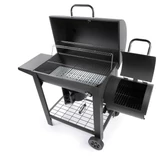 Kép 3/6 - Fieldmann 1018 faszenes grillsütő füstölővel, 66x42cm