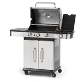 Kép 3/6 - Fieldmann FZG 3011 INOX gáz grillsütő, 3 égős, 60x42cm