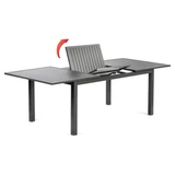 Kép 3/8 - Fieldmann 5060 kerti asztal, fémvázas, 170/242x100x76cm
