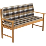 Kép 2/3 - Fieldmann FDZN 9109 kerti pad ülőpárna, csíkos, bézs