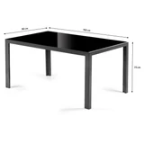 Kép 2/2 - Fieldmann FDZN 5055 kerti asztal, antracit, 150x90x73cm