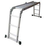Kép 3/4 - Fieldmann FZZ 4107 alu létra, összecsukható, 4 ágú, 3.6m