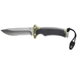 Kép 1/5 - Fiskars Gerber Ultimate túlélőkés, félig fogazott penge, 12cm