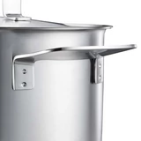 Kép 3/6 - Fiskars All Steel Casserole lábas, fedővel, 3L