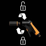 Kép 7/7 - Fiskars Comfort locsolópisztoly, állítható, elülső kioldó