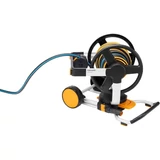 Kép 13/14 - Fiskars manuális tömlőkocsi XL, kerékkel, tartozékokkal, 20m 1/2&quot;-os tömlővel