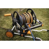 Kép 7/14 - Fiskars manuális tömlőkocsi XL, kerékkel, tartozékokkal, 20m 1/2&quot;-os tömlővel