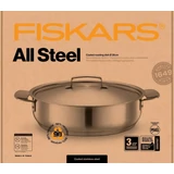 Kép 7/9 - Fiskars All Steel sütőedény, rozsdamentes acél 28cm