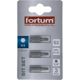 Kép 2/2 - Fortum bit készlet, 25mm, HEX3, 3db