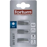 Kép 2/2 - Fortum bit készlet, 25mm, HEX4, 3db