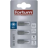 Kép 2/2 - Fortum bit készlet, 25mm, SQ1, 3db