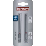 Kép 2/2 - Fortum bit készlet, 90mm, PH1, 2db