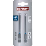 Kép 2/2 - Fortum bit készlet, 90mm, PZ1, 2db
