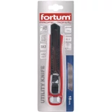 Kép 2/2 - Fortum tapétavágó kés, fém ház, csavaros rögzítés, 18mm