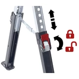 Kép 3/6 - Fortum fűrészbak, összecsukható, 615-820mm, 590kg