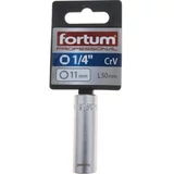 Kép 2/2 - Fortum dugókulcs, hosszú, 50mm, 1/4", 11mm