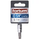 Kép 2/2 - Fortum Torx bitdugófej, 1/4", TX40