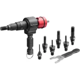 Kép 1/5 - Fortum Pop-Nut adapter készlet, hatszög befogás, 8mm, 6db