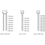 Kép 6/6 - Güde 3IN1 szegbelövő szett, 1/4", 7.5bar