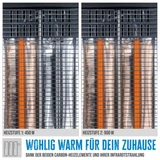 Kép 3/3 - Güde GIH 900 infravörös hősugárzó, 0.9kW, 3.9A