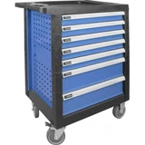 Kép 1/8 - Güde szerszámos kocsi 7 fiókos, 100db-os szerszámkészlettel felszerelve (GWP 7 250R)