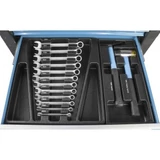 Kép 6/8 - Güde szerszámos kocsi 7 fiókos, 100db-os szerszámkészlettel felszerelve (GWP 7 250R)