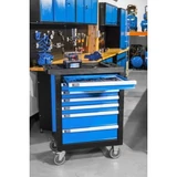 Kép 2/8 - Güde szerszámos kocsi 7 fiókos, 100db-os szerszámkészlettel felszerelve (GWP 7 250R)