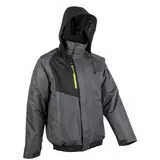 Kép 1/3 - Coverguard Goma kapucnis téli dzseki, szürke-fekete, 3XL