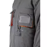 Kép 3/5 - Coverguard Paddock II béléses télikabát, levehető ujjakkal és kapucnival, szürke-narancs, XS