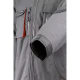 Kép 4/5 - Coverguard Paddock II béléses télikabát, levehető ujjakkal és kapucnival, szürke-narancs, 2XL