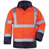 Kép 1/3 - Coverguard Roadway Fluo kabát, vízhatlan, 4 az 1-ben, narancs-kék, M