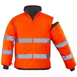 Kép 2/3 - Coverguard Roadway Fluo kabát, vízhatlan, 4 az 1-ben, narancs-kék, L