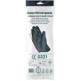 Kép 2/2 - Coverguard vegyszerálló gumikesztyű, csúszásgátlós, fekete, 32cm, 8