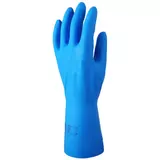 Kép 2/2 - Coverguard vegyszerálló kesztyű, csúszásgátlós, kék, 32cm, 7