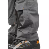 Kép 3/5 - Coverguard Paddock II nadrág, kopásálló, szürke-narancs, XL