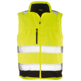 Kép 2/2 - Coverguard Hi-way Xtra jól láthatósági kabát, 2 az 1-ben, sárga-fekete, XL