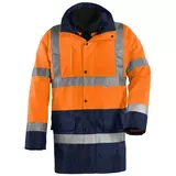 Kép 1/2 - Coverguard Hi-Way Fluo télikabát, vízálló, 4 az 1-ben, narancs-kék, 2XL