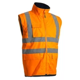 Kép 4/4 - Coverguard Kanata Fluo kabát, hidegálló, 4 az 1-ben, narancs-kék, S